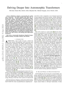 Delving Deeper Into Astromorphic Transformers