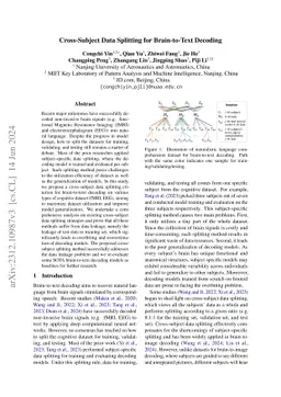 Rethinking Cross-Subject Data Splitting for Brain-to-Text Decoding