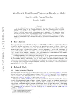VinaLLaMA: LLaMA-based Vietnamese Foundation Model