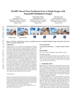 SinMPI: Novel View Synthesis from a Single Image with Expanded
  Multiplane Images