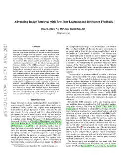 Advancing Image Retrieval with Few-Shot Learning and Relevance Feedback