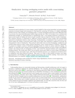 OsmLocator: locating overlapping scatter marks with a non-training
  generative perspective