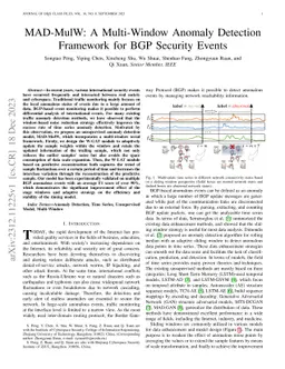 MAD-MulW: A Multi-Window Anomaly Detection Framework for BGP Security
  Events