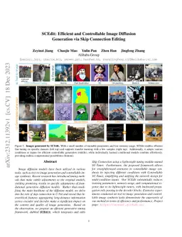 SCEdit: Efficient and Controllable Image Diffusion Generation via Skip
  Connection Editing