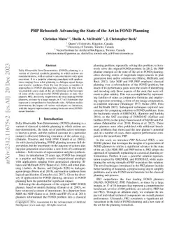 PRP Rebooted: Advancing the State of the Art in FOND Planning