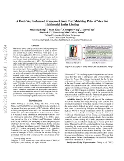 A Dual-way Enhanced Framework from Text Matching Point of View for
  Multimodal Entity Linking