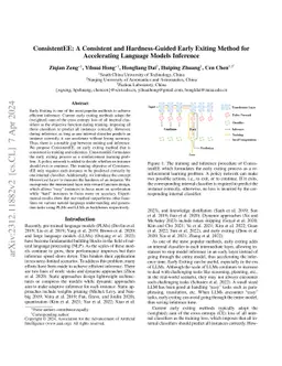 ConsistentEE: A Consistent and Hardness-Guided Early Exiting Method for
  Accelerating Language Models Inference