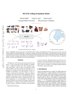 3D-LFM: Lifting Foundation Model