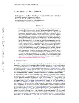 Adversarial AutoMixup