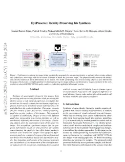 EyePreserve: Identity-Preserving Iris Synthesis