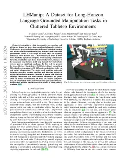 LHManip: A Dataset for Long-Horizon Language-Grounded Manipulation Tasks
  in Cluttered Tabletop Environments
