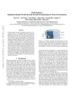 OVD-Explorer: Optimism Should Not Be the Sole Pursuit of Exploration in
  Noisy Environments