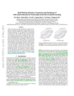 Roll With the Punches: Expansion and Shrinkage of Soft Label Selection
  for Semi-supervised Fine-Grained Learning