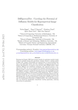 DiffSpectralNet : Unveiling the Potential of Diffusion Models for
  Hyperspectral Image Classification