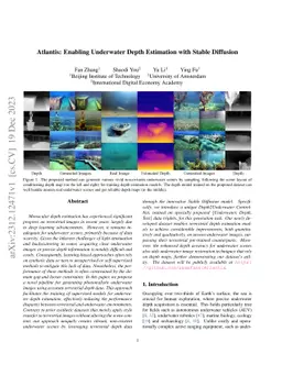 Atlantis: Enabling Underwater Depth Estimation with Stable Diffusion