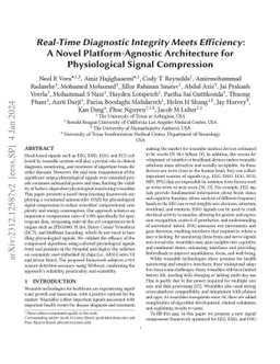 Real-Time Diagnostic Integrity Meets Efficiency: A Novel
  Platform-Agnostic Architecture for Physiological Signal Compression