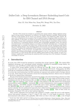DoDo-Code: an Efficient Levenshtein Distance Embedding-based Code for 4-ary IDS Channel