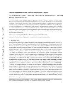 Concept-based Explainable Artificial Intelligence: A Survey