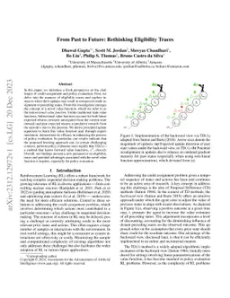 From Past to Future: Rethinking Eligibility Traces