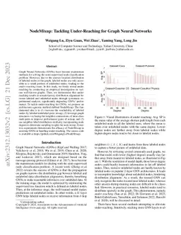NodeMixup: Tackling Under-Reaching for Graph Neural Networks