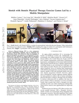 Stretch with Stretch: Physical Therapy Exercise Games Led by a Mobile
  Manipulator
