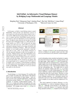 InfoVisDial: An Informative Visual Dialogue Dataset by Bridging Large
  Multimodal and Language Models