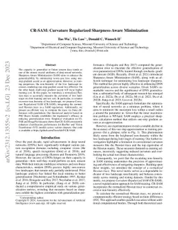 CR-SAM: Curvature Regularized Sharpness-Aware Minimization