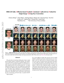 DREAM-Talk: Diffusion-based Realistic Emotional Audio-driven Method for
  Single Image Talking Face Generation