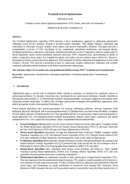 Trochoid Search Optimization