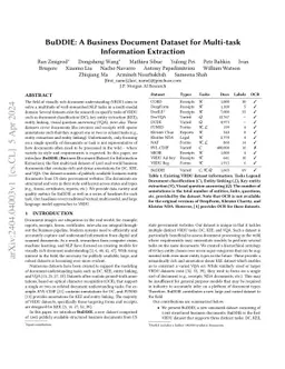 BuDDIE: A Business Document Dataset for Multi-task Information
  Extraction