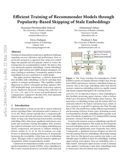 Accelerating Recommender Model Training by Dynamically Skipping Stale
  Embeddings