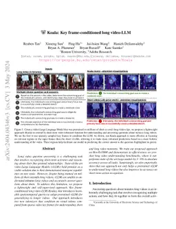 Koala: Key frame-conditioned long video-LLM