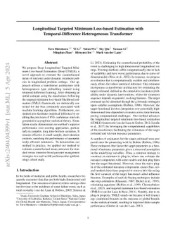 Longitudinal Targeted Minimum Loss-based Estimation with Temporal-Difference Heterogeneous Transformer