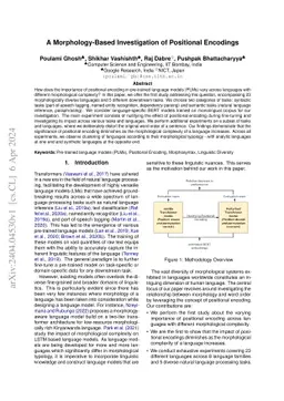 A Morphology-Based Investigation of Positional Encodings