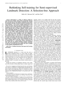 Rethinking Self-training for Semi-supervised Landmark Detection: A
  Selection-free Approach