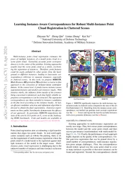 Learning Instance-Aware Correspondences for Robust Multi-Instance Point
  Cloud Registration in Cluttered Scenes