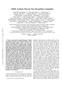 SDFR: Synthetic Data for Face Recognition Competition