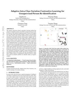 Adaptive Intra-Class Variation Contrastive Learning for Unsupervised
  Person Re-Identification