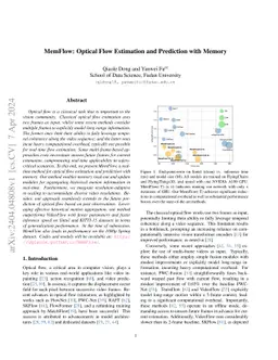 MemFlow: Optical Flow Estimation and Prediction with Memory