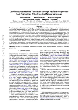 Low-Resource Machine Translation through Retrieval-Augmented LLM
  Prompting: A Study on the Mambai Language