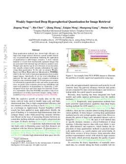 Weakly Supervised Deep Hyperspherical Quantization for Image Retrieval