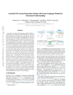 LayoutLLM: Layout Instruction Tuning with Large Language Models for
  Document Understanding