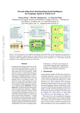 Towards Objectively Benchmarking Social Intelligence for Language Agents
  at Action Level