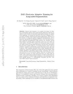 PAT: Pixel-wise Adaptive Training for Long-tailed Segmentation