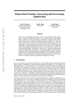 DRoP: Distributionally Robust Data Pruning