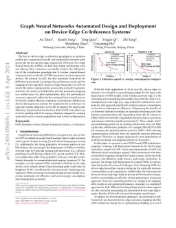 Graph Neural Networks Automated Design and Deployment on Device-Edge
  Co-Inference Systems
