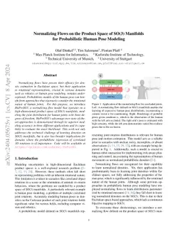 Normalizing Flows on the Product Space of SO(3) Manifolds for
  Probabilistic Human Pose Modeling