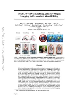 SwapAnything: Enabling Arbitrary Object Swapping in Personalized Visual
  Editing