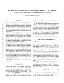 Improving Facial Landmark Detection Accuracy and Efficiency with
  Knowledge Distillation