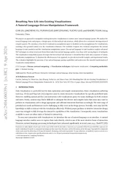 Breathing New Life into Existing Visualizations: A Natural
  Language-Driven Manipulation Framework